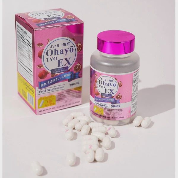 *OHAYO TYO EX LUMINE WHITE  FOOD SUPP CAP 60AP