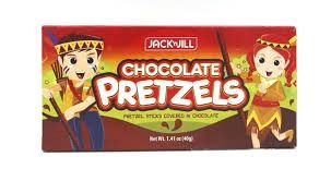 *JACK N&#39; JILL CHOCOLATE PRETZELS 40G