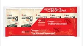 *JONGGA  SESAME OIL SEAWEED ROSTEAD REG 10*40G