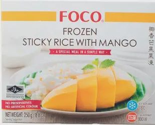*FOCO FZ STICKY RICE WITH MANGO  250G