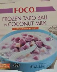 *FOCO FZ TARO BALL IN COCONUT MILK 180G