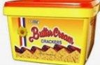 *CF BUTTER CREAM CRACKERS ORIGNAL TUB 750G