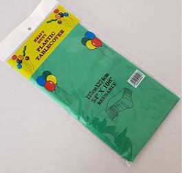 *REUSABLE TABLECLOTH ASSORTED COLORS