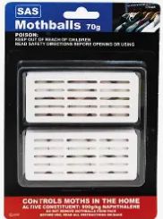 *SAS MOTH BALL 70G 104130