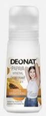 DEONAT PAPAYA MINIRAL DEODORANT ROLL ON EXTRA BRIGHTENING ANTIBAC