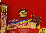 *BENG BENG MAXX WAFER EXTRA CHOCO AND CARAMEL  17S 384G