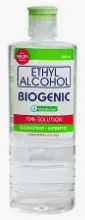 *BIOGENIC ETHYL ALCOHOL 70% SOL. 500ML