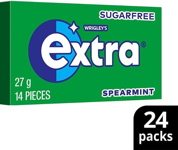 *WRIGLEY GREEN SP/MENT GUM 14X27G