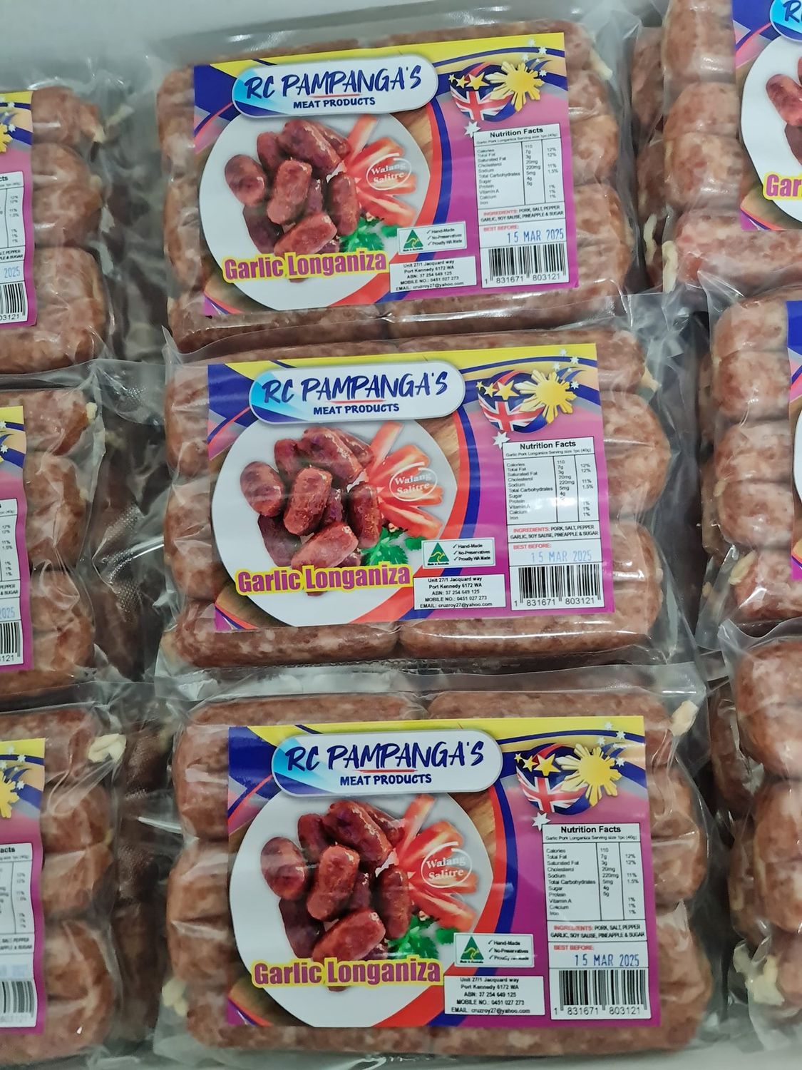 RC GARLIC LONGGANISA