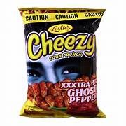 *LESLIE CHEEZY XTRA HOT GHOST PEPPER  130G