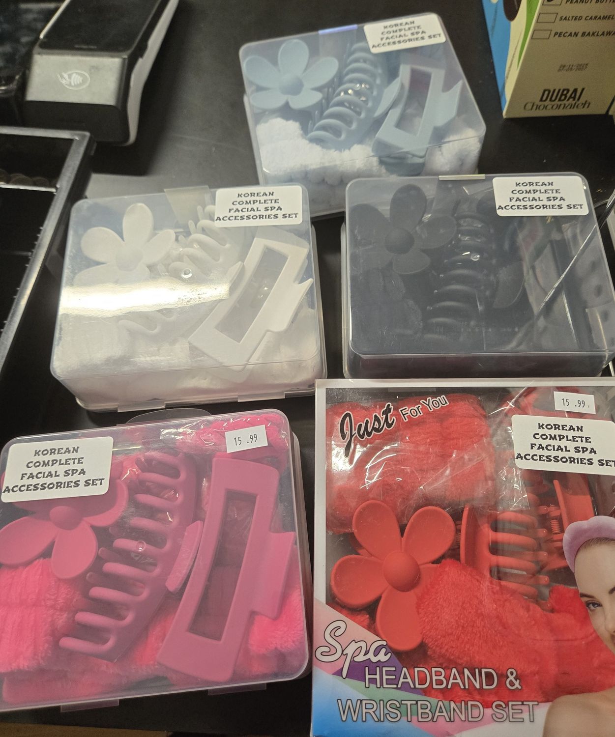 KOREAN COMPLETE FACIAL SPA ACCESSORIES SET ASRTD COLOR