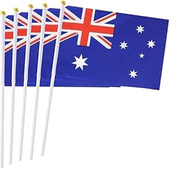HAND HELD MINI AUSTRALIAN FLAG