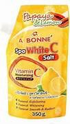 A BONNE PAPAYA&amp;LEMON SPA WHITE-C SALT 350G