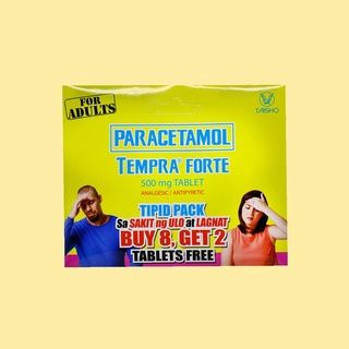 PARACETAMOL TEMPRA FORTE ADULTS  8+2*500MG