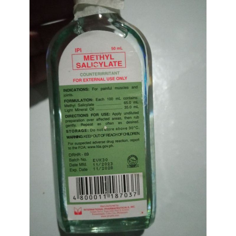 IPI METHYL SALICYLATE MEGASCENT WINTERGREEN 50ML