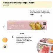 *DUBLERIB SEALABLE BAG L'' 27*28CM