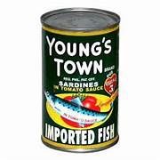 YOUNG'S TOWN SARDINES GREEN BIG 425G