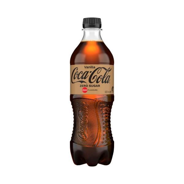 *COKE VANILLA ZERO SUGAR 600ML