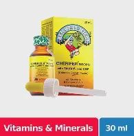 CHERIFER DROPS WITH TAURINE AND CGF (CHLORELLA GROWTH FACTOR) 0-3Y/O 30ML
