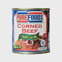 PUREFOODS CORNED BEEF CHILLI GARLIC 210G