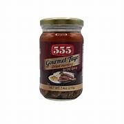 555 GOURMET TUYO " DRIED HERRING" IN SPICY OIL 210G
