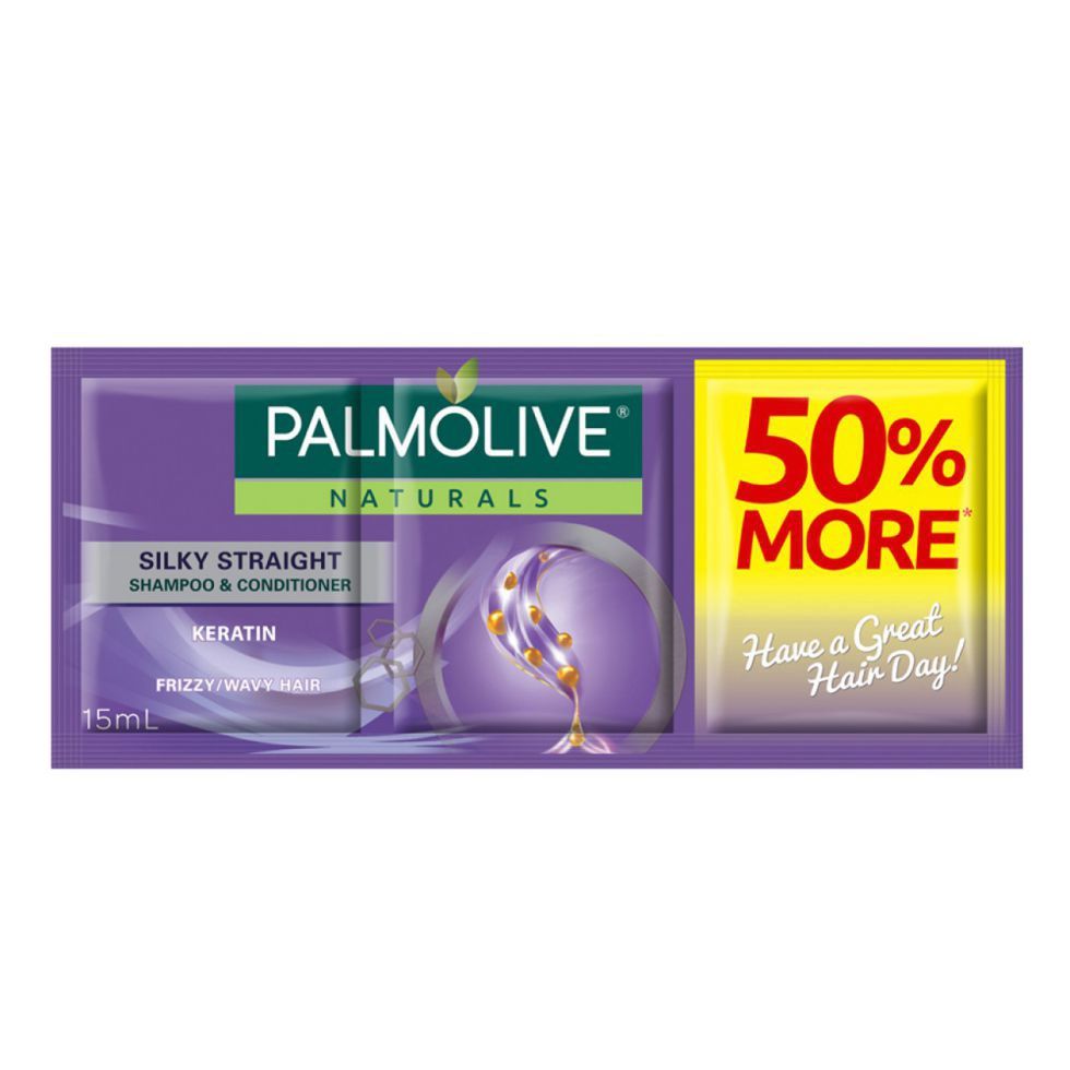 PALMOLIVE SILKY STRAIGHT SHAMPOO 15ML*6S