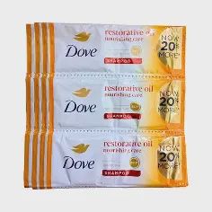 *DOVE RESTORATIVE OIL NOURISH SHAMPOO SACHET 15ML X 6*