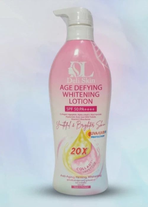 DL DELI SKIN AGE DEFYING WHITENING LOTION SPF 50 PA++++ 500ML