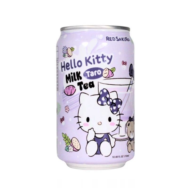 *HELLO KITTY MILK TEA TARO  310ML