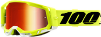 610-5049-RACECRAFT 2 GOGGLE YELLOW MIRROR RED LENS
