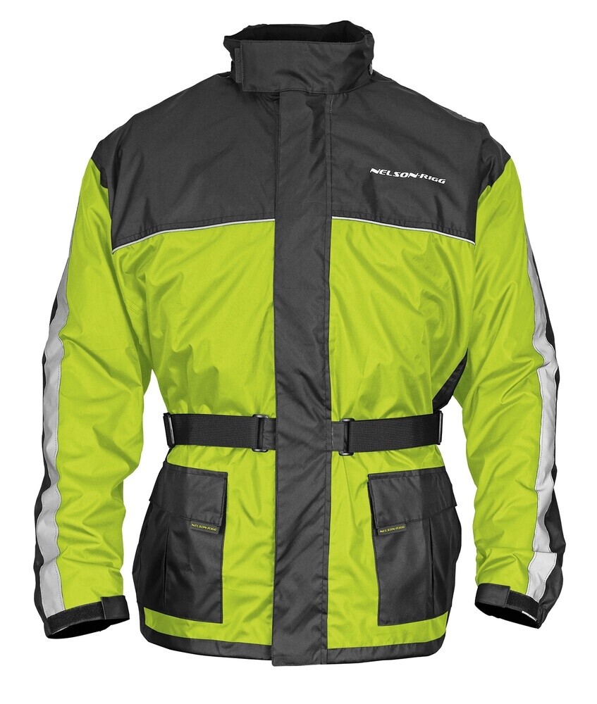270-15112X-SOLOSTORM JACKET HI-VIS YELLOW/BLACK 2X