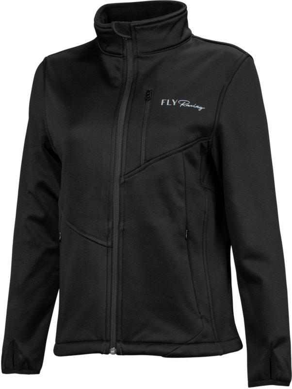 354-6340L-WOMEN&#39;S MID-LAYER JACKET BLACK LG