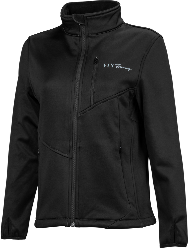 354-63402X-WOMEN&#39;S MID-LAYER JACKET BLACK 2X