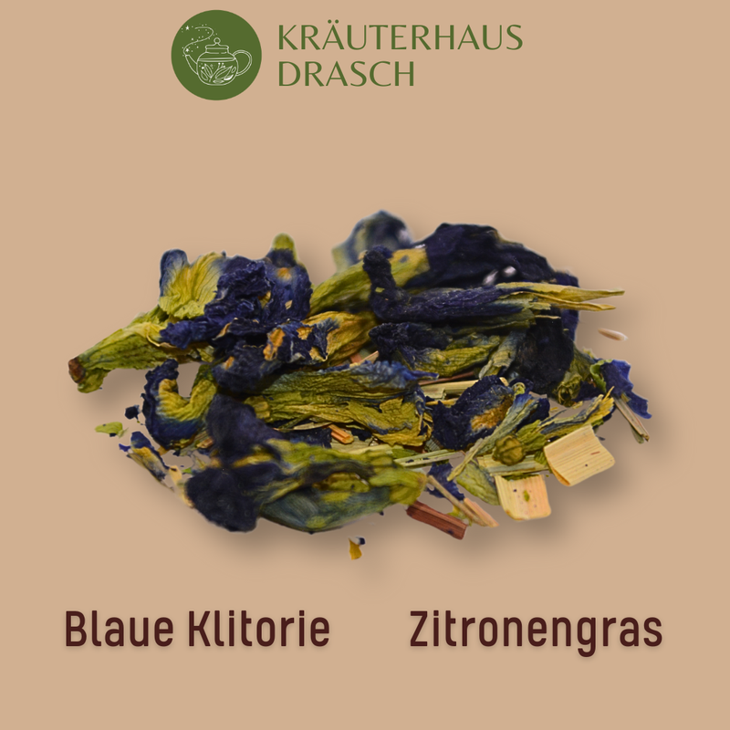 Bio Blaue Klitorienblüte
