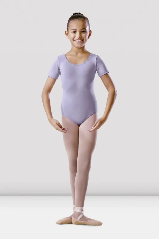 Kurzarm-Trikot mit Rundhalsausschnitt für Mädchen