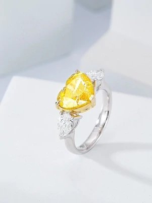 PETCHPLOY’s 4.52 CT Fancy Yellow Diamond, Diamond Ring