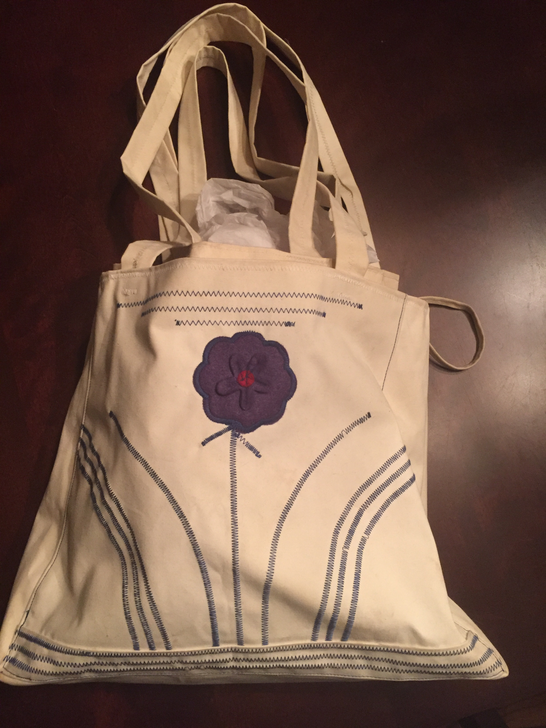 Oinofyta Upcycled Tote - Show