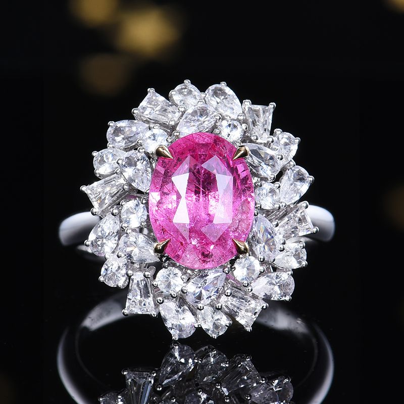 Stunning 2.40ct Natural Padparadscha Sapphire Ring