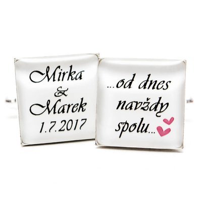 Od dnes navždy spolu + srdiečka