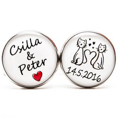 Mačičky s menami a dátumom