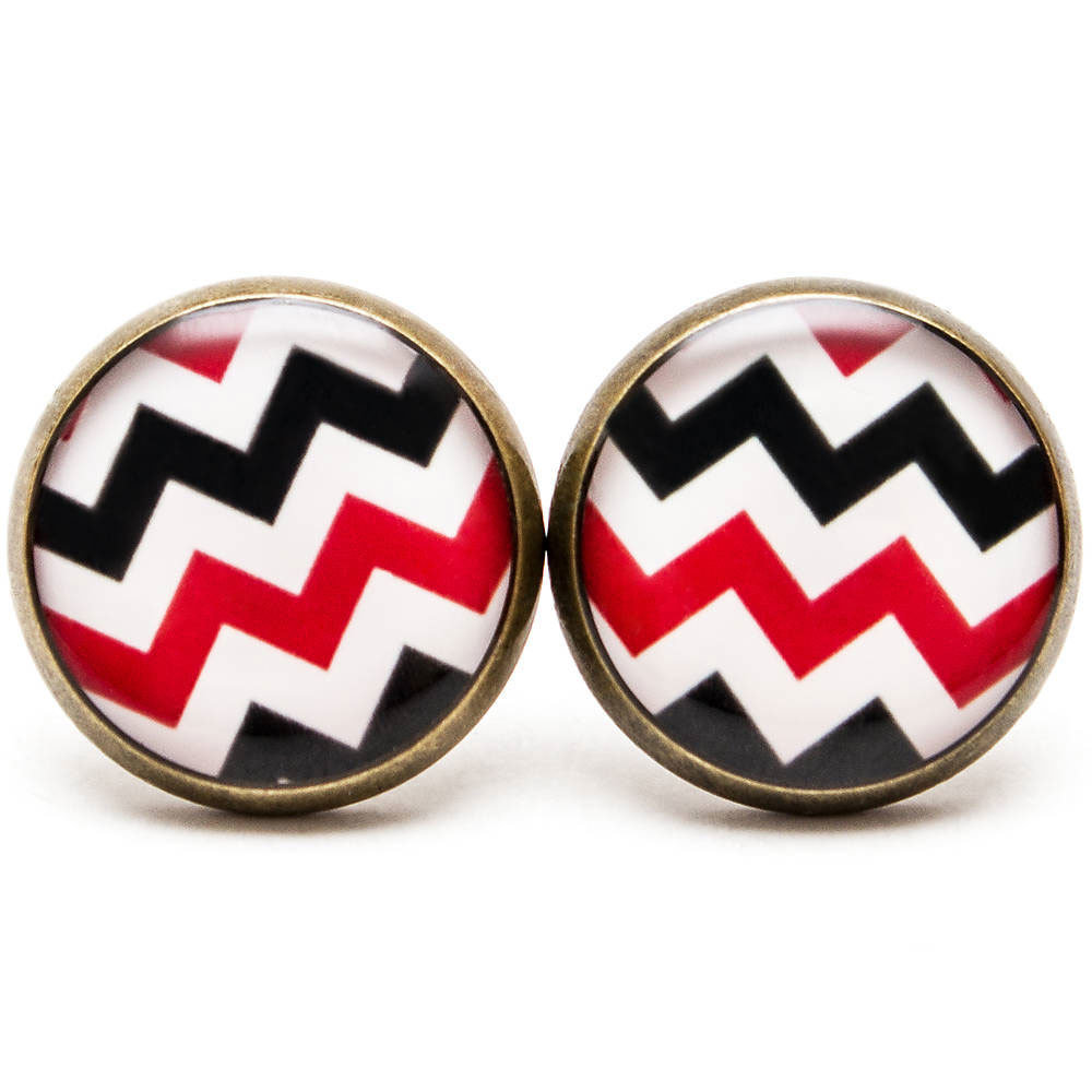 Červeno čierne cik cak