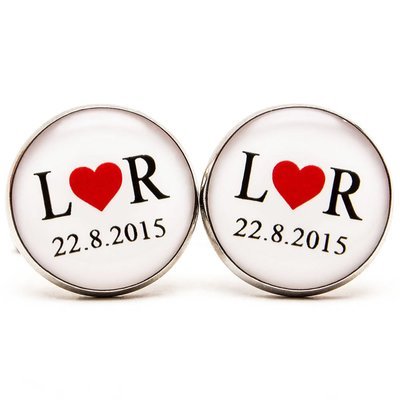 Iniciály so srdiečkom a dátumom Iniciály so srdiečkom a dátumom