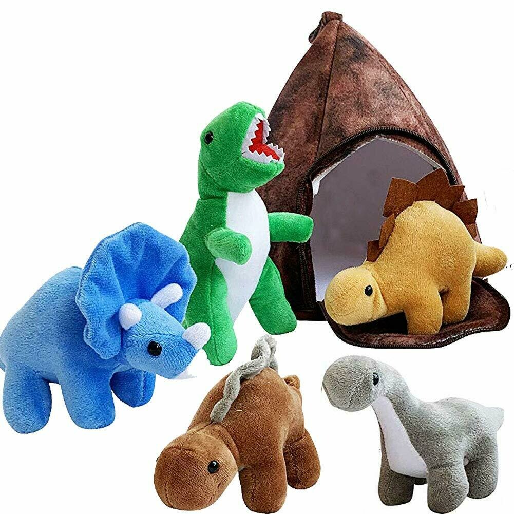 GRIFIL ZERO Dinosaur Stuffed Animal Set of 5 and Mountain House