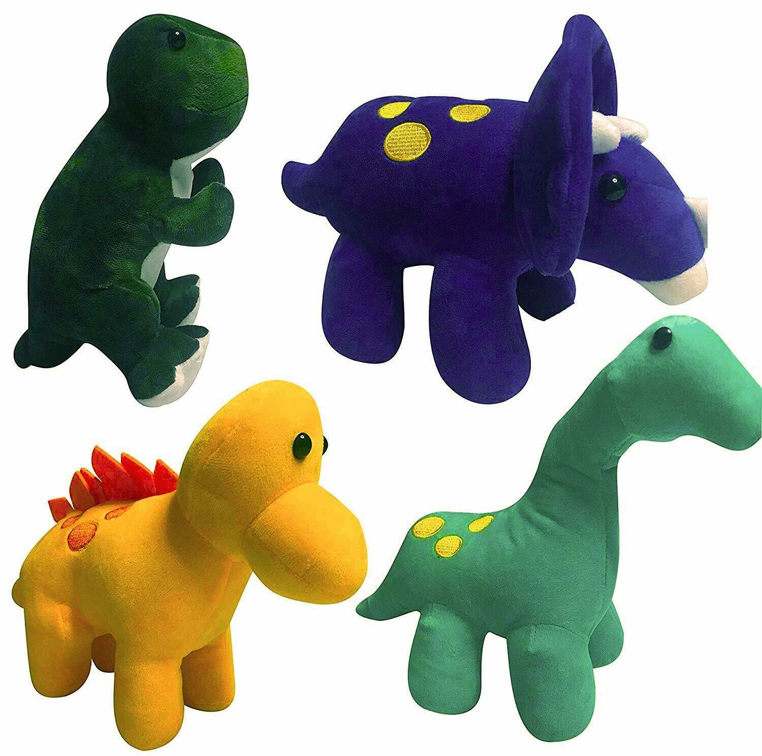 GRIFIL ZERO Plush Dinosaurs Stuffed Animal Family 4 Pack