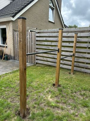 Duo Duikelrek antraciet 125 cm