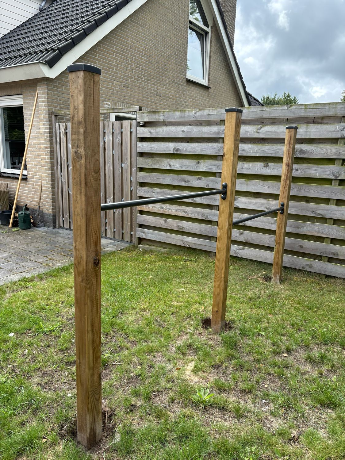 Duo Duikelrek antraciet 125 cm