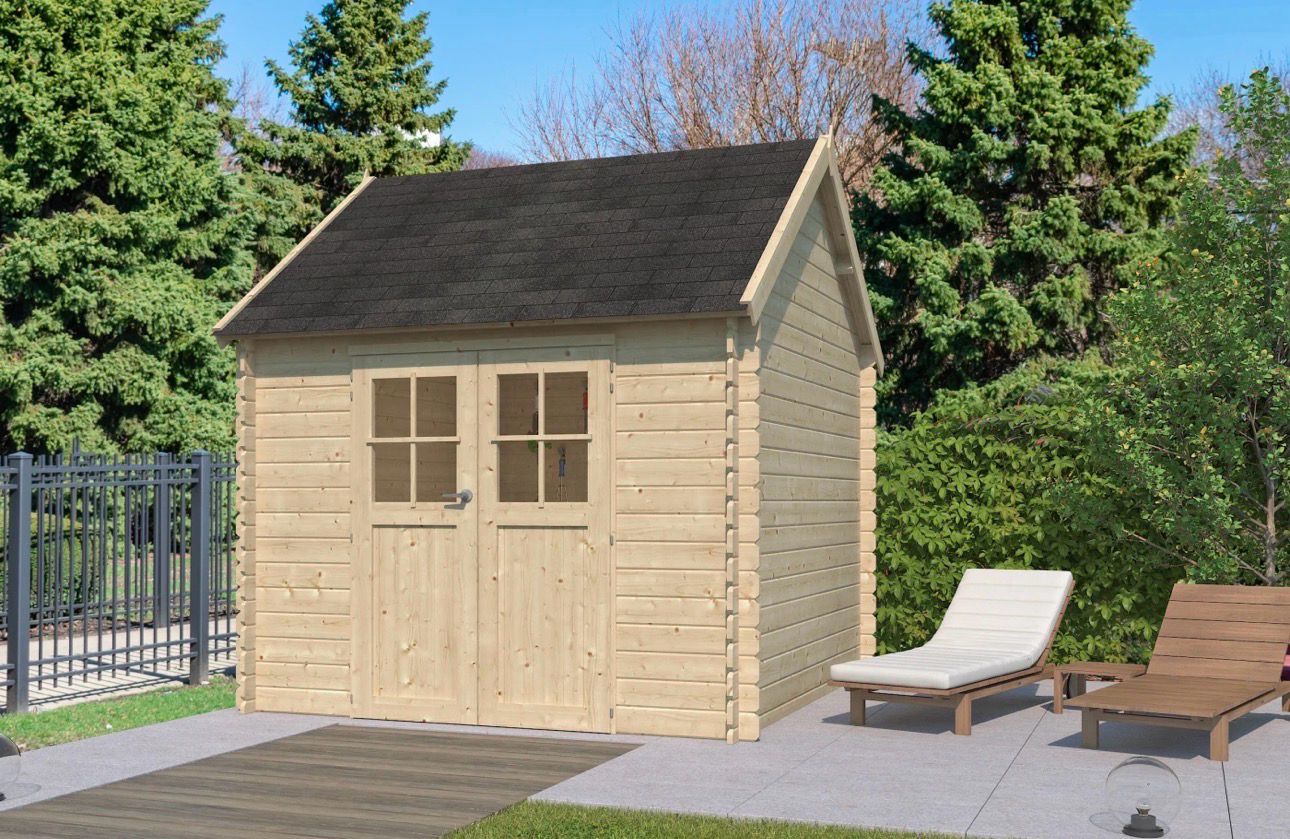 Woodlands Blokhut Gloucester S 295 x 295 cm Wanddikte 28 mm