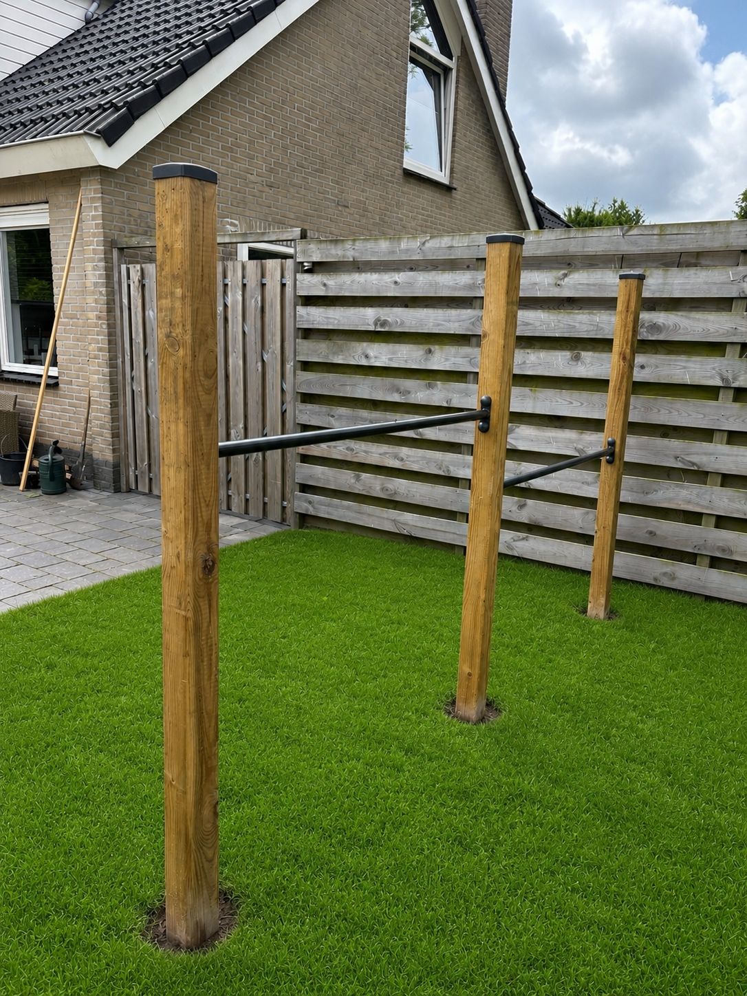 Duo Duikelrek antraciet 125 cm