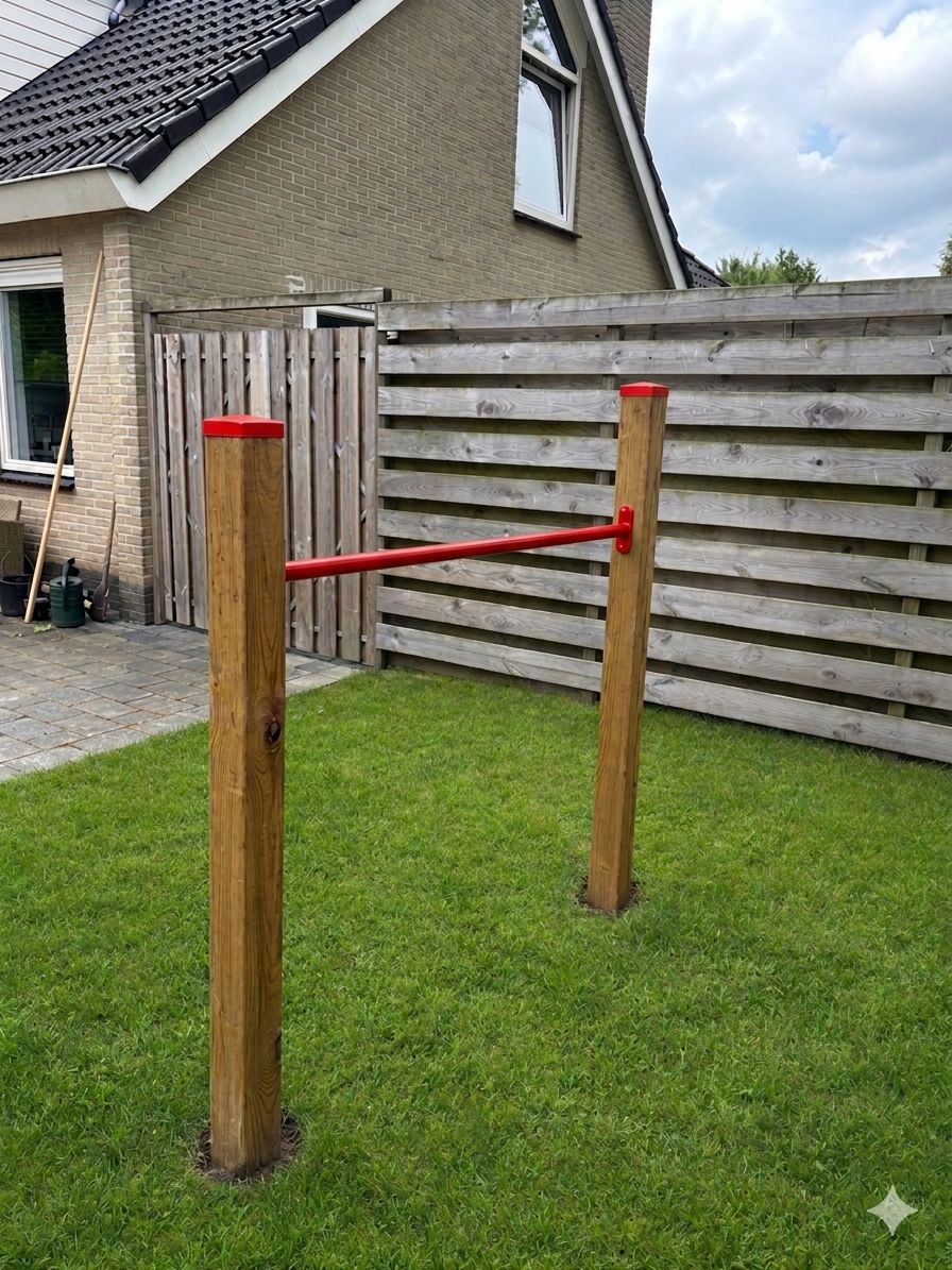 Duikelrek rood 125 cm