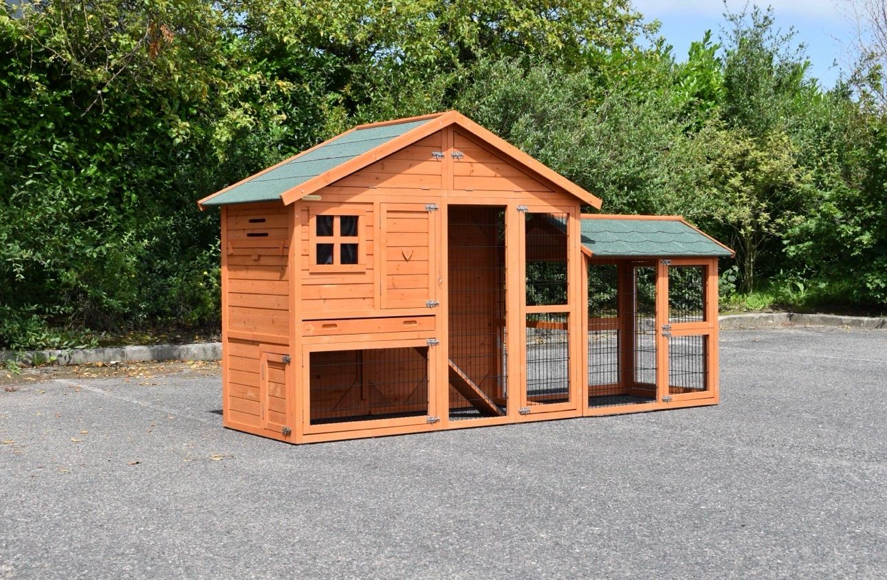 Konijnenhok met ren Holiday Medium